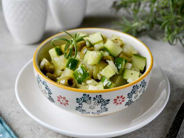 Рецепты салатов с маслинами