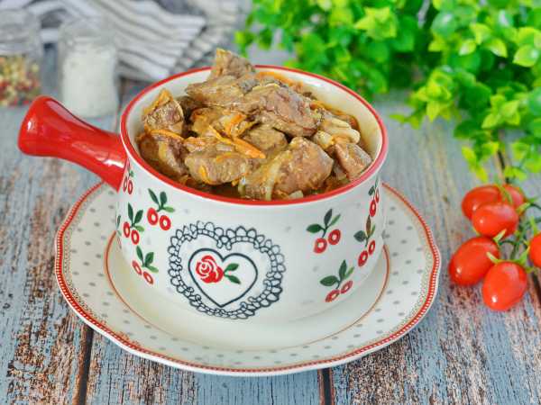Салат из свиной печени с морковью и луком — рецепт с фото пошагово