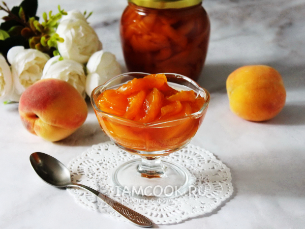 Варенье из персиков на зиму дольками — рецепт с фото пошагово