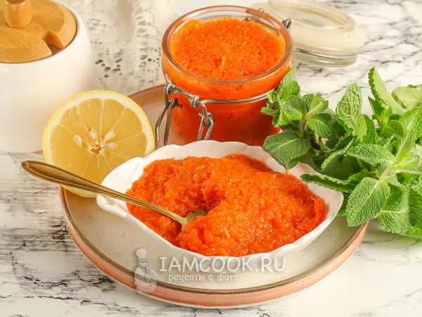 Морковный джем на зиму, рецепт с фото