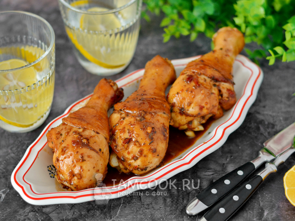 Куриные голени в соусе - классический рецепт с пошаговыми фото