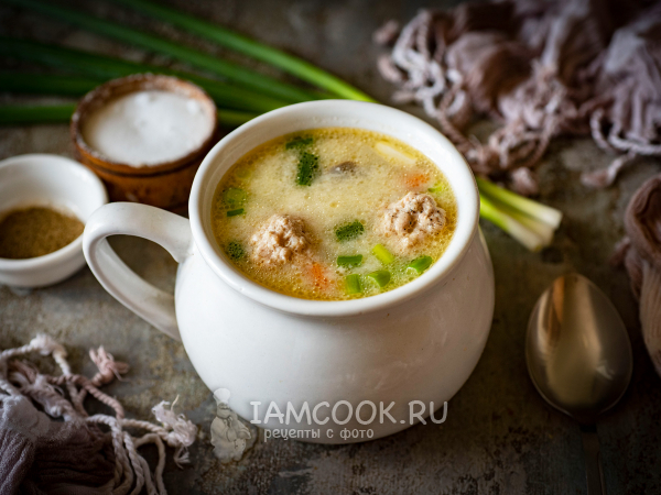 Грибной суп с плавленым сыром - пошаговый рецепт с фото