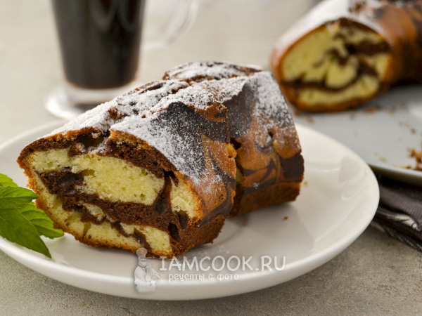 Мраморный кекс в духовке, рецепт с фото — centerforstrategy.ru