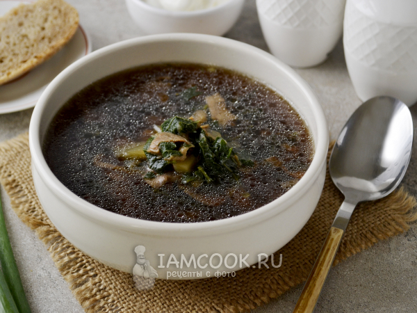 Суп с крапивой и грибами, рецепт с фото