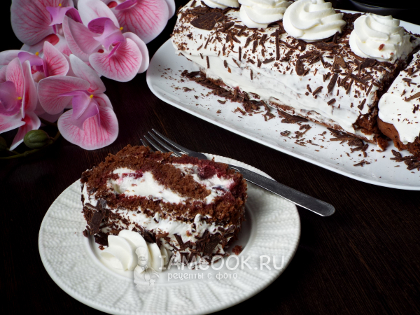 Торт «Черный лес» — пошаговый рецепт приготовления с фото и видео