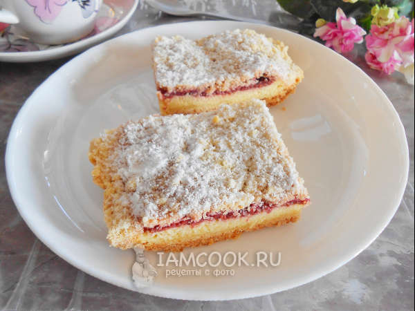 Видеорецепт: пирог с творогом и малиной — gkhyarovoe.ru