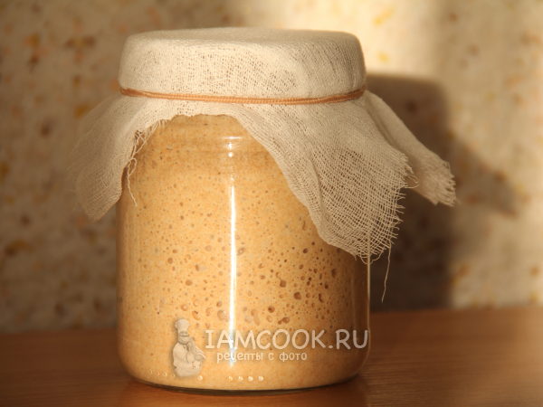 Закваска для хлеба на капустном рассоле, рецепт с фото