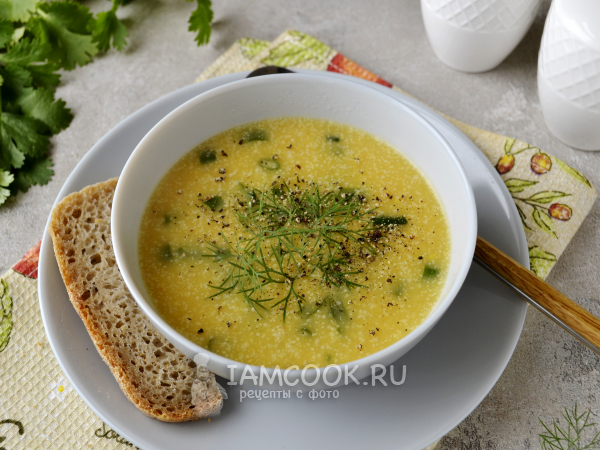 Суп из нутовой (гороховой) муки, рецепт с фото