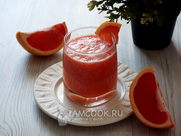 Напиток из грейпфрута, рецепт с фото