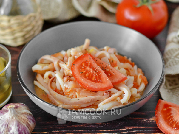 помидоры с чесноком на сковороде рецепт | Дзен