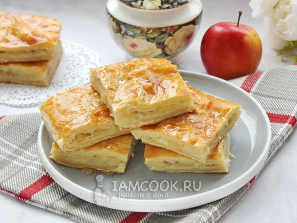 медовый пирог с яблоками простой рецепт | Дзен
