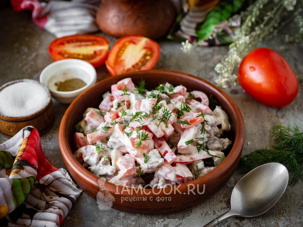 Салат с говядиной и болгарским перцем - Совет да Еда