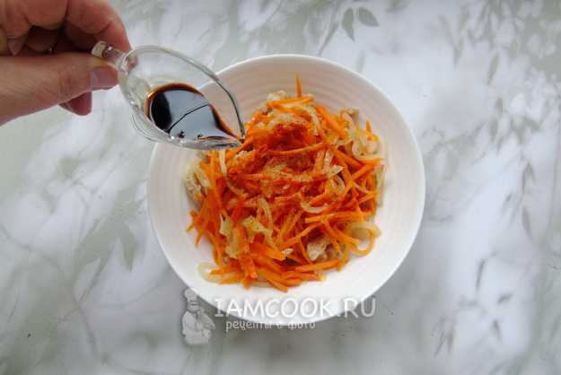 Салат из соевого мяса с морковью — рецепт с фото пошагово