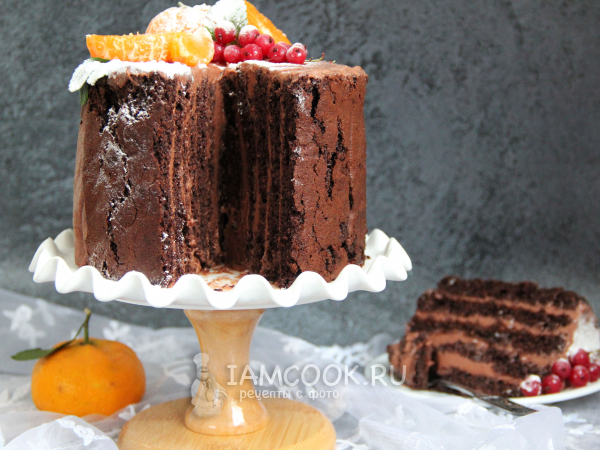 Идеальный шоколадный торт с заварным кремом. Пошаговый рецепт с фото — Ботаничка