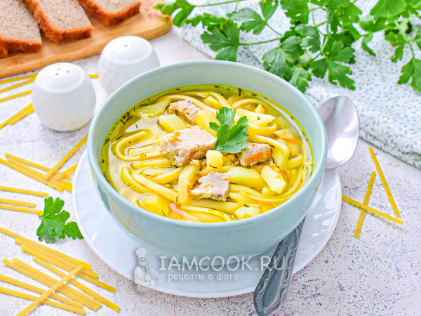 Суп со свининой и вермишелью рецепт с фото пошагово