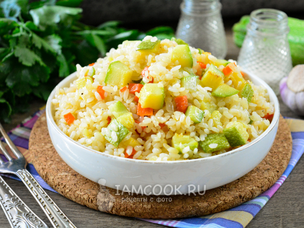 Плов с кабачками и курицей в мультиварке - рецепт для мультиварки - Patee. Рецепты