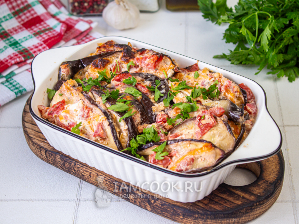 Баклажаны запеченные с сыром, помидорами и беконом - пошаговый рецепт с фото на sweettofit.ru