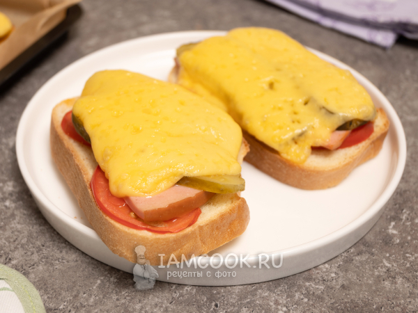 Бутерброды горячие с колбасой и сыром - пошаговый рецепт с фото на gkhyarovoe.ru