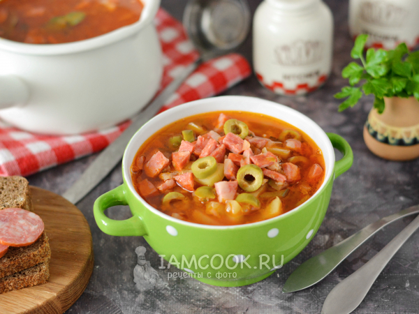 Солянка с капустой и картошкой – пошаговый рецепт приготовления с фото