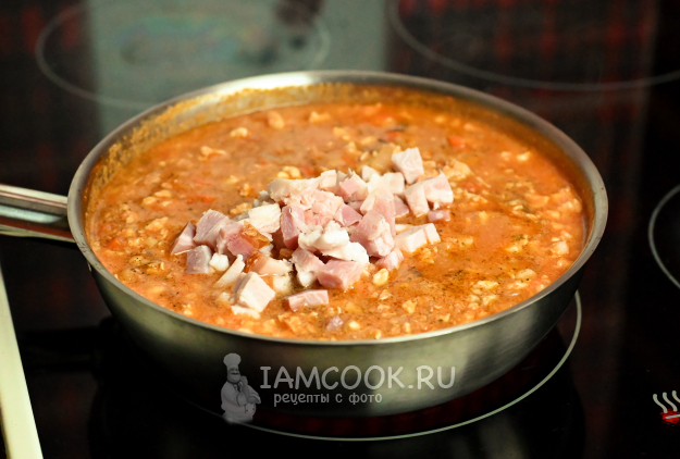 Копчёная свиная грудинка для болоньезе