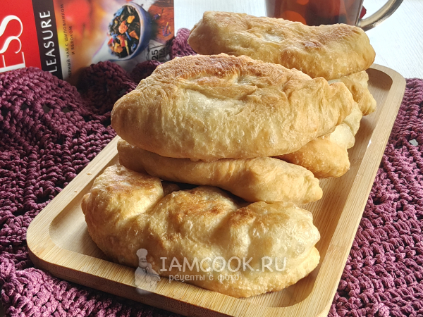 Жареные пирожки на пиве (на сковороде), рецепт с фото