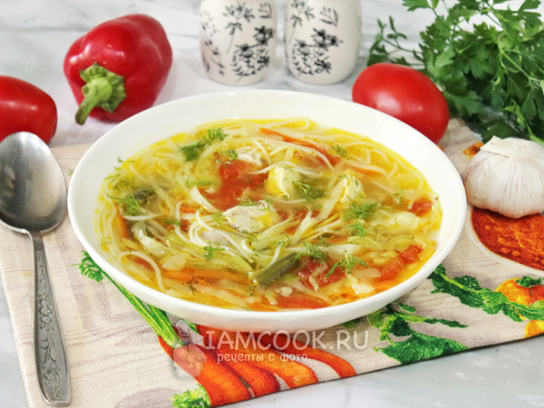 Тибетский суп Тхукпа с курицей, рецепт с фото