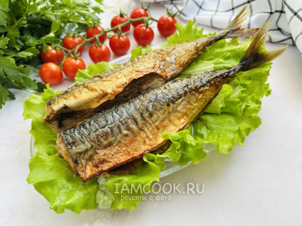 Скумбрия горячего копчения в духовке, рецепт с фото