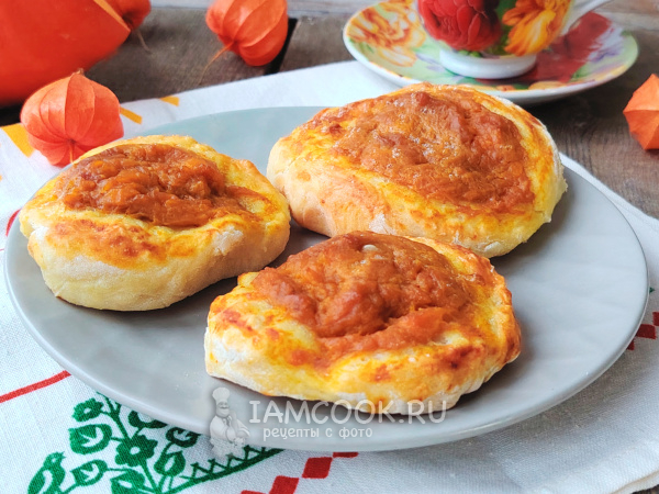 Шаньги с тыквой, рецепт с фото