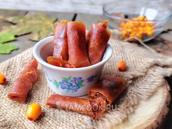 Пастила из облепихи, рецепт с фото