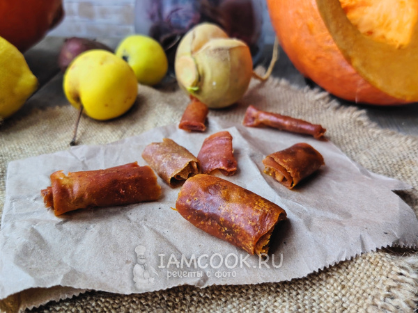 Овощная пастила, рецепт с фото