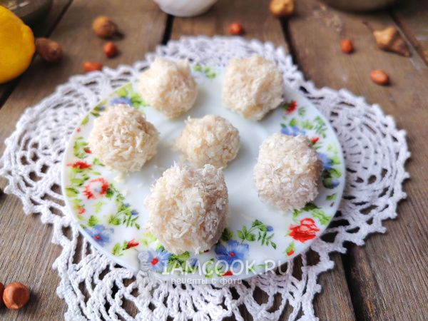 Конфеты из топинамбура, рецепт с фото