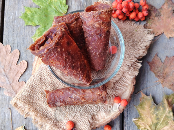 Пастила из рябины (красной), рецепт с фото