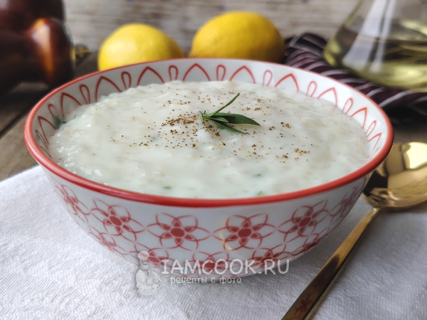 Йогуртовый суп, рецепт с фото