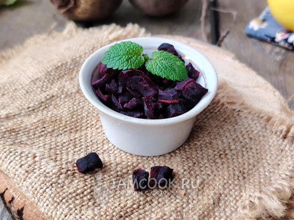 Цукаты из свеклы, рецепт с фото