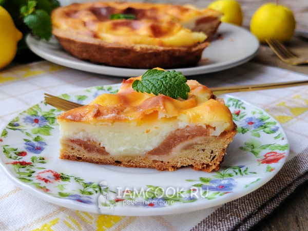 Фламандский яблочный пирог, рецепт с фото