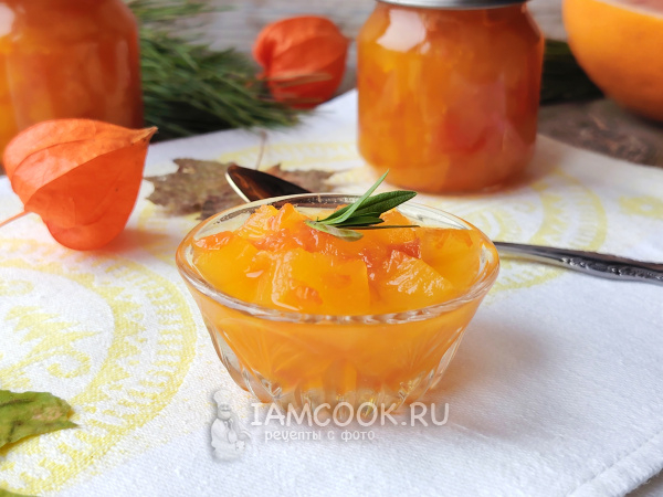 Варенье из кабачков и грейпфрута, рецепт с фото