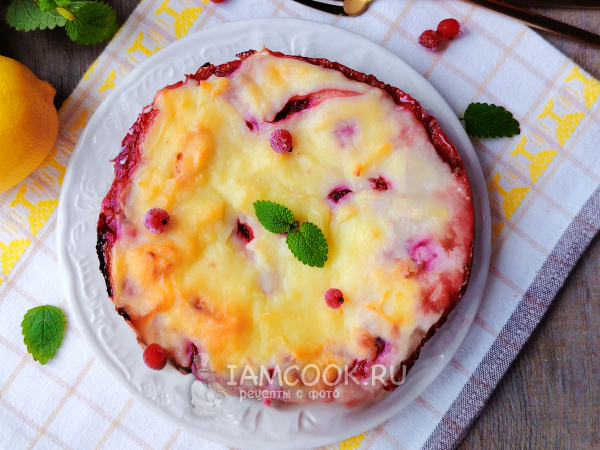 Ягодный флан, рецепт с фото