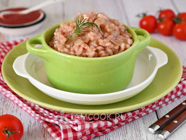 Рис с соусом ткемали, рецепт с фото