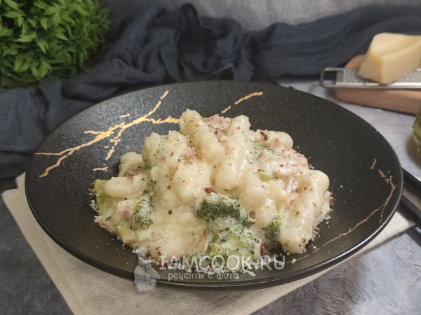 Токпокки карбонара, рецепт с фото