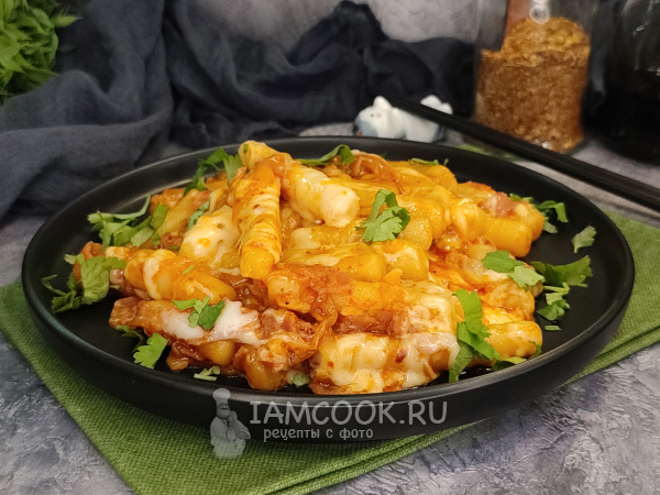 Токпокки в домашних условиях, рецепт с фото