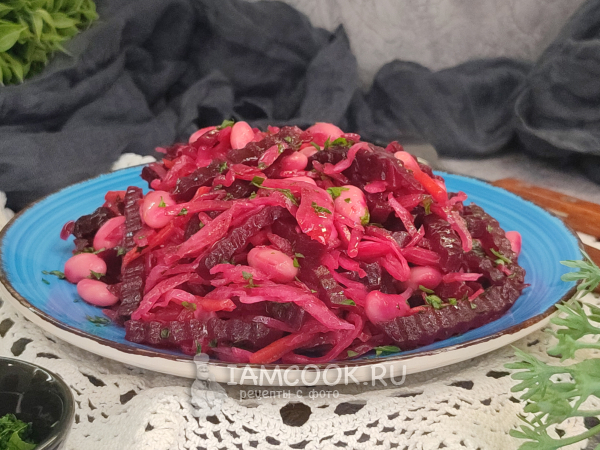 Салат с горчичным маслом, рецепт с фото