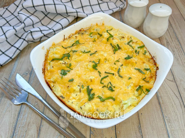 Говядина с цветной капустой в духовке, рецепт с фото