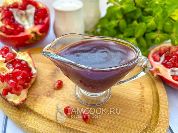 Соус из граната, рецепт с фото