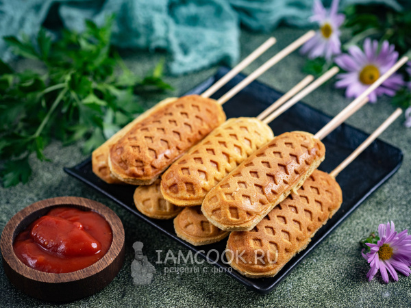 Корн-доги в мультипекаре, рецепт с фото