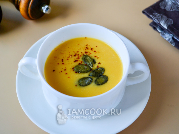 Крем-суп из тыквы и цветной капусты, рецепт с фото