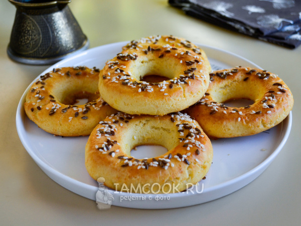 Творожные бейглы в духовке, рецепт с фото