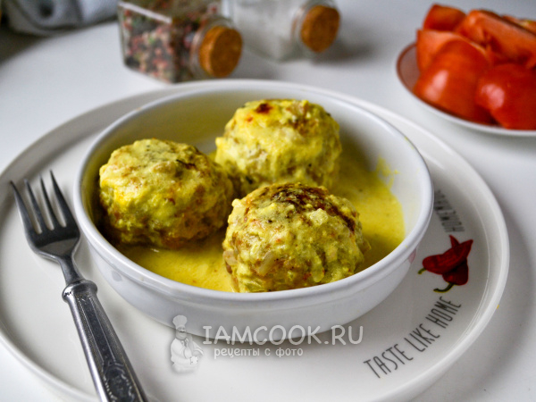 Тефтели в сметанном соусе в аэрогриле, рецепт с фото