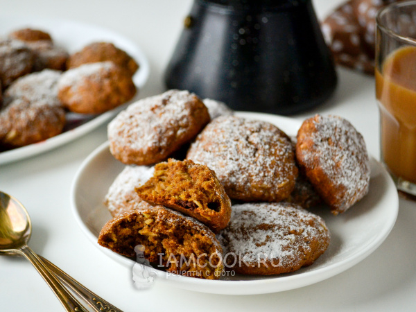 Овсяное печенье с тыквенным пюре, рецепт с фото