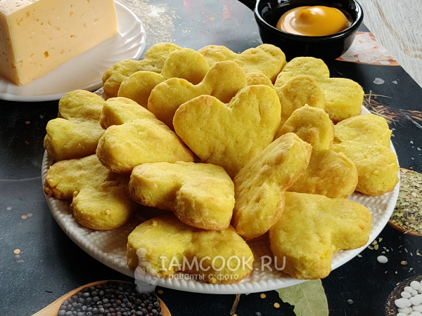 Сырные сердечки (печенье), рецепт с фото