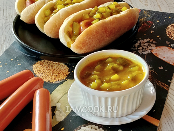 Огурцы для хот-догов, рецепт с фото